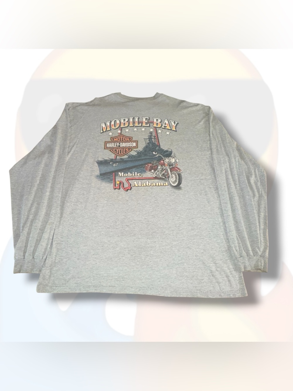 Harley-Davidson Mobile Bay, Alabama 2000 Long Sleeve Shirt